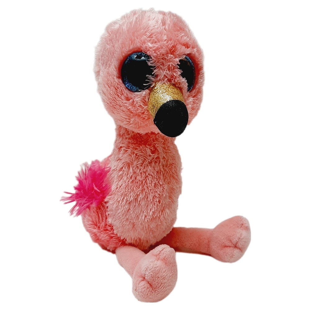 🍒4 for $20🍒 TY Beanie Baby Boos Gilda Flamingo Bird Plush Soft Kids Toy